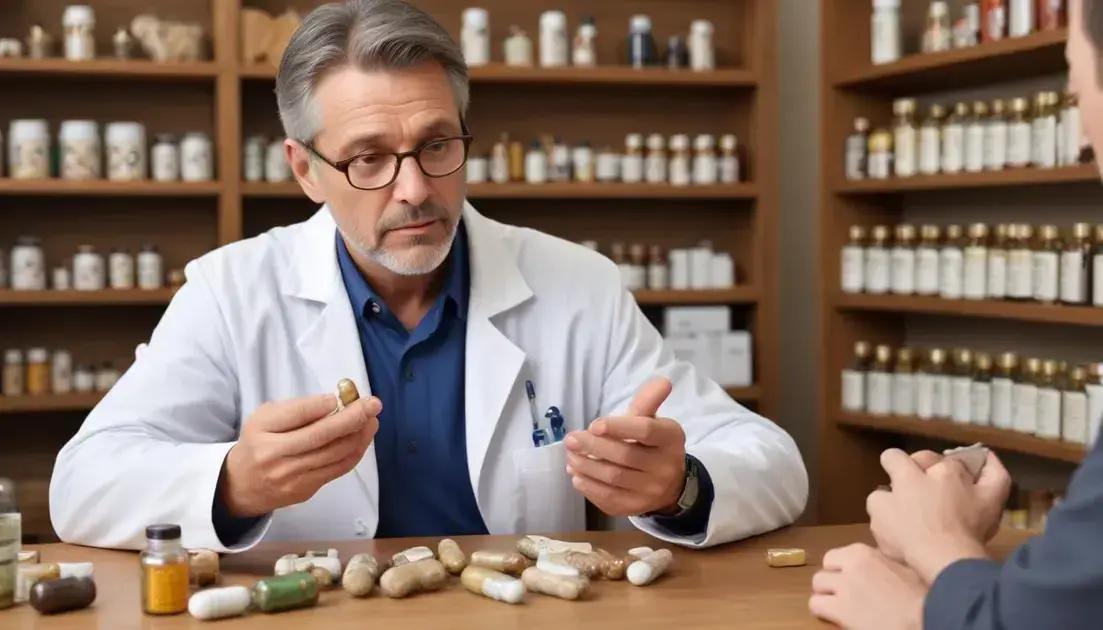 Uso de suplementos e cuidados médicos recomendados
